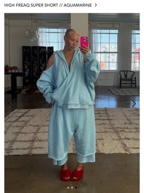 Laina Rauma High Freaq Super Short Aquamarine XXL NWT